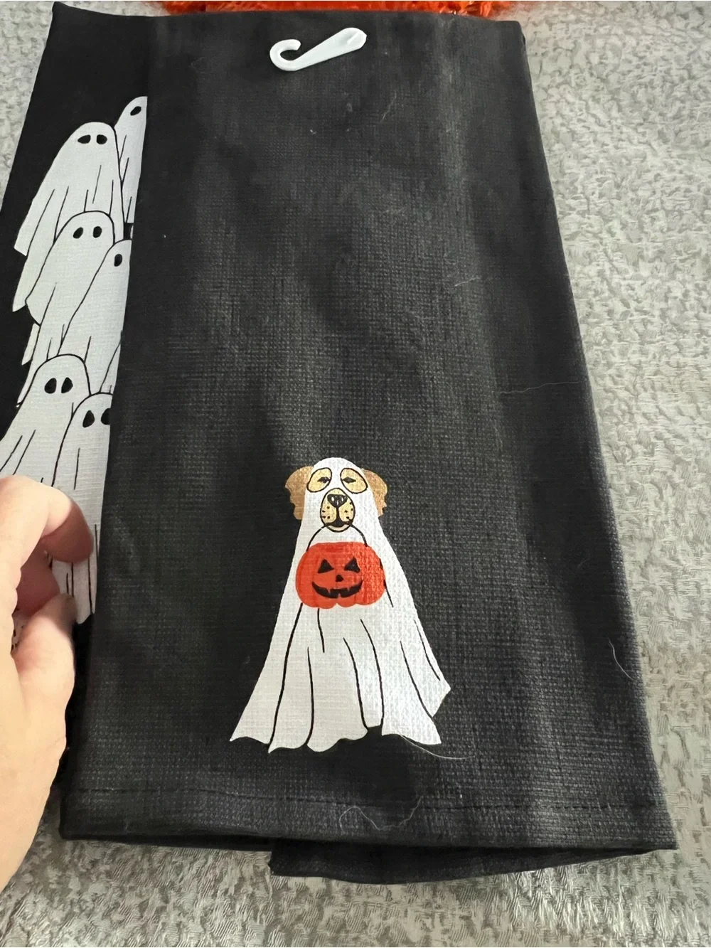 Halloween  hanging Pumpkin and towels new